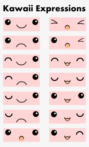 Kawaii Expressions Page 1 By Chibi-janine - Caritas Kawaii Para Dibujar Faciles