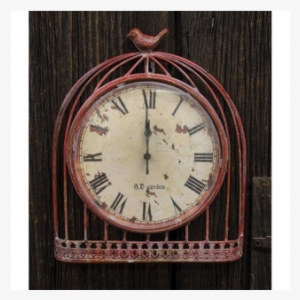 Red Bird Vintage Clock