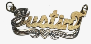 Name Plate 14kt Two Tone - Nameplate