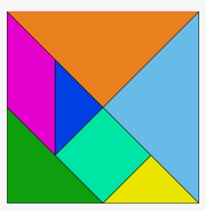 File - Tangram 01 - Svg - Hi - Tangram Puzzle