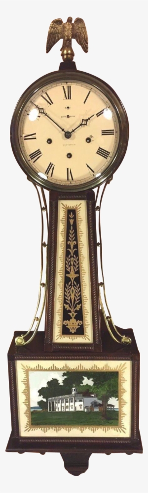 Banjo Clock Png Transparent Image - Westminster Chime New Haven Banjo Clock