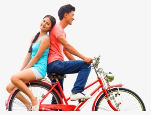 Cycle - Couple Bicycle Png