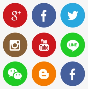 Social Marketing Services - Social Share Buttons Round