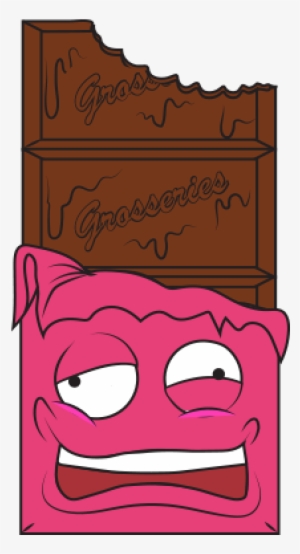 Crusty Chocolate Bar Pink - Chocolate