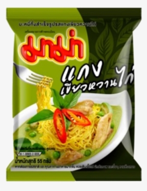 Mama Green Curry Noodle - Thai Green Curry Instant Noodles