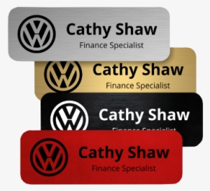 Metal Name Tags - Volkswagon Flag Sfb-6035c