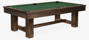 Real Pine Wood Creates The Straight Lines And Functional - Breckenridge Pool Table