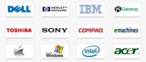 Computer Repair, Computer Services, Computer Upgrade, - Computer Brands Logo Png