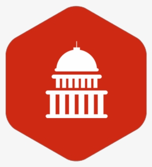 Donate To Us Office - Capitol Building Icon Png
