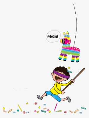 Image Library Pinata Clipart Hitting