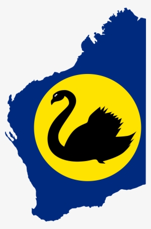 Open - Western Australia Flag Map
