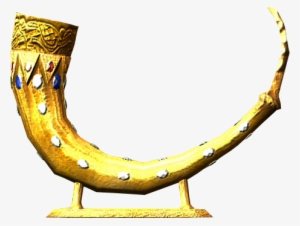Ornate Drinking Horn - Drinking Horn Png