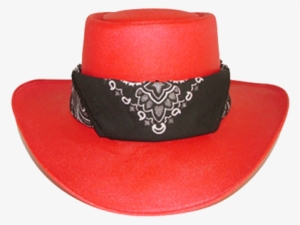 Red Gambler Black Bandana W - Portable Network Graphics