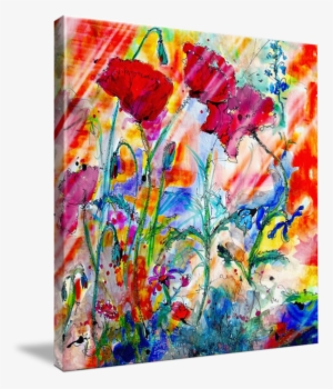 "flowers Are Where Happiness Lives By Ginette" By Ginette
