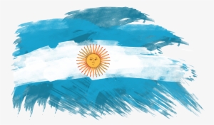 Bandera Argentina Sin Sol - Argentina Flag Art Png