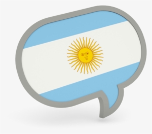 Illustration Of Flag Of Argentina - Argentina Speech Bubble