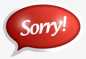 Sorry-500×350 - We Are Sorry Png