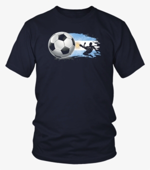 Argentina Cheer Jersey 2018 Football Argentinian Flag - Live In Your Face Shirt