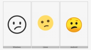 Confused Face On Various Operating Systems - Face