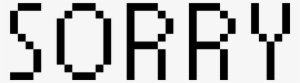 A Sorry From A Guy Called Underpixel - Pixel Speech Bubble Gif