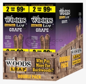 Good Times Sweet Woods 2 For 99¢ 30 Pouches Of 2 Grape - Grape Woods