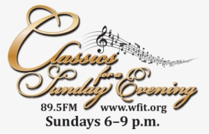 Classics For A Sunday Evening - Calligraphy