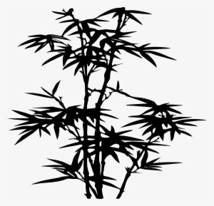 Com Free Vector Bamboo Clip Art - Bamboo Silhouette Png