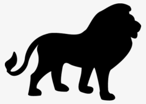 Lion Silhouette Wall Sticker - Lion Stencil
