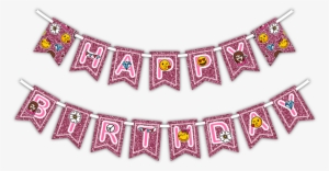 Girl Pink Glitter Emoji "happy Birthday" Party Banner - Emoji Happy Birthday Banner