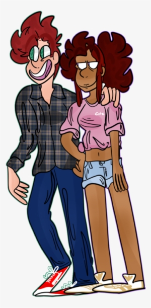 Aesthetic Power Couple - Cartoon
