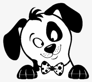 Dibujo De Perrito Con Manchas Para Colorear - Dibujo De Perrito Con Manchas