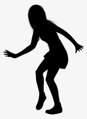 Silhouette, Girl, Woman, Young, Teenager, Dance - Teenager Girl Silhouette Png