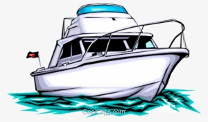Placer Barco Libres De Derechos Ilustraciones De Vectores - Boat Clipart
