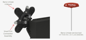 Can Be Installed After The Barco Unise® Wall Has Been - Cutting Tool