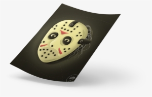 My Illustrated Version Of Jason Voorhees From The Classic - Goaltender Mask