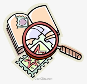 Stamp Collecting, Stamps Royalty Free Vector Clip Art