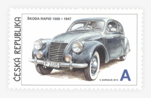 Škoda Cars On Postage Stamps - Antique Car