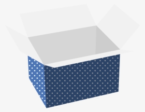 This Free Icons Png Design Of Blue Polka Dot Cardboard