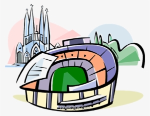 Stadium Clipart Transparent - Barcelona Stadium Clipart