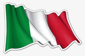 Car & Motorbike Stickers - Bandera De Italia Png