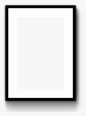 Poster Frame Png - Black Frame Transparent Background Png