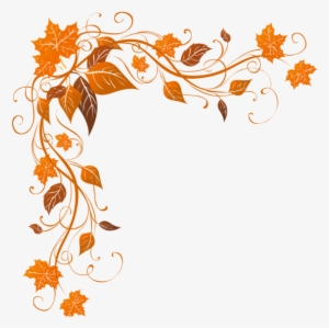 Corners Corner Frames Frame Borders Border Floral - Fall Corner Clip Art