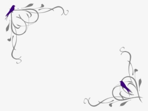 Bird Corner Frame Clip Art At Clker Com Vector Online - Corner Frame Vector Png
