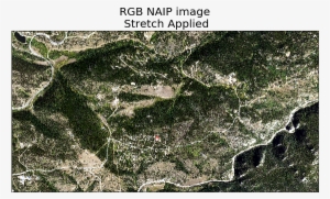 Plot Showing Rgb Image Of Naip Data With A Stretch - Rgb Color Model