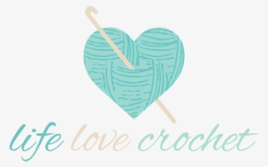 Life Love Crochet Logo Long - Logos De Croche