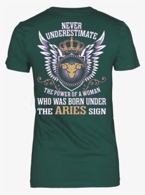 Never Underestimate Power Of Aries Woman "this Shirt - Scorpio Woman T Shirt Mugs