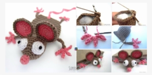 Crochet Rat Bookmark