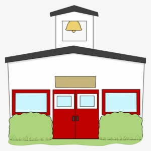 School Building Clip Art Transparent Free - School Building Clip Art Png