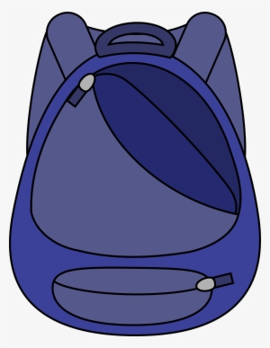 School Clipart Clipart Blue School - School Bag Clip Art