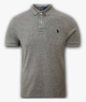 ~ralph Lauren Small Pony Short Sleeve Polo Shirt In - Ralph Lauren Grey Polo